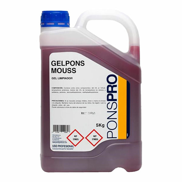 Hand Soap Ponspro Gelpons Mouss Pink 5 L - Cosmova