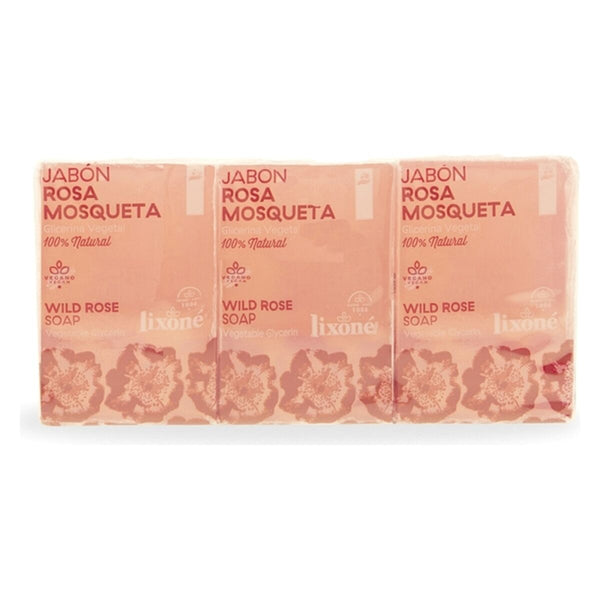 Soap Cake Rosa Mosqueta Lixoné (3 x 125 g) - Cosmova