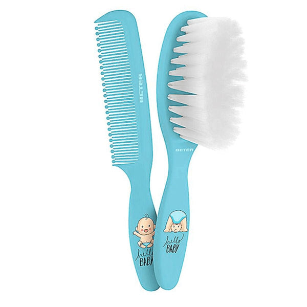 Child's Hairedressing Set Beter Peine Bebe Azul (2 pcs) 2 Pieces - Cosmova