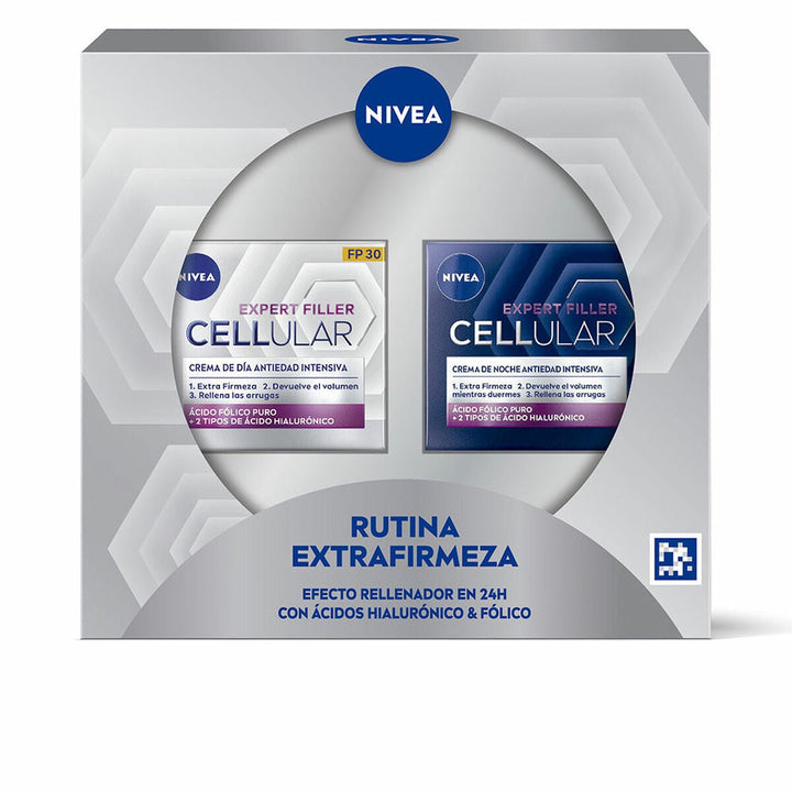 Cosmetic Set Nivea CELLULAR FILLER 2 Pieces - Cosmova
