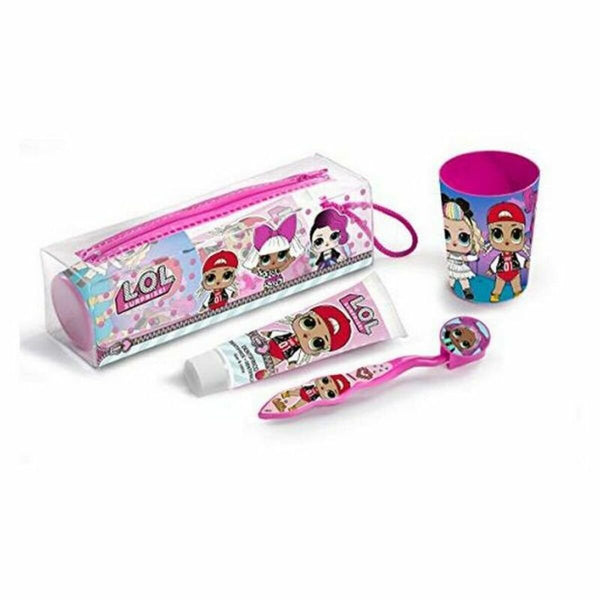 Set Oral Care for Kids L.O.L. Surprise Cartoon 1403 (4 pcs) (4 Pieces) - Cosmova