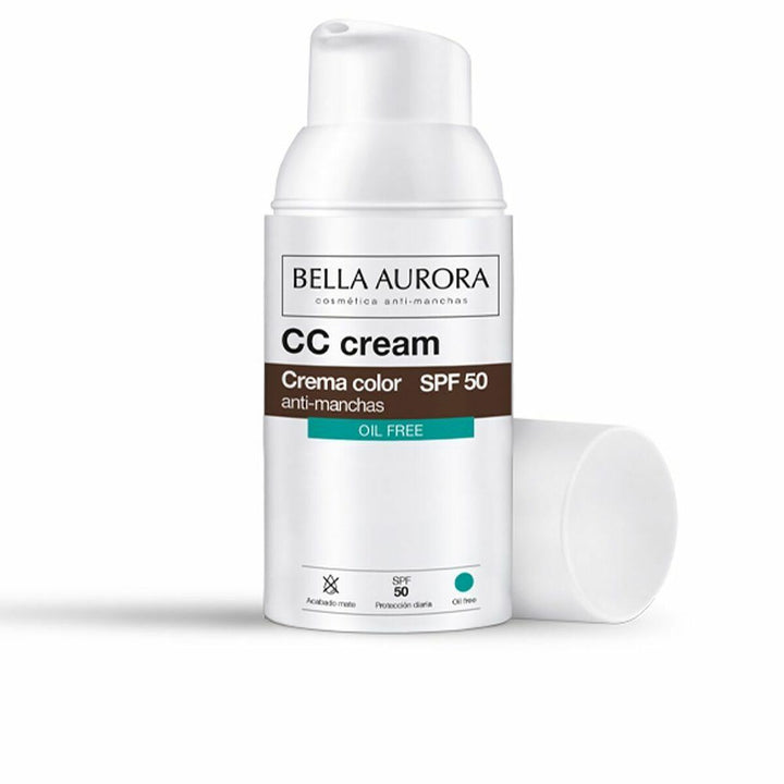 CC Cream Bella Aurora Spf 50 Without oil (30 ml) - Cosmova