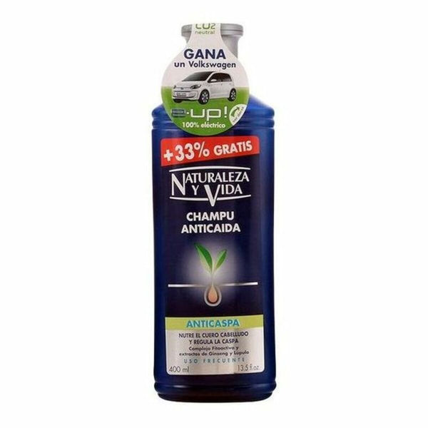 Anti - Dandruff and Anti - Hair Loss Shampoo Naturaleza y Vida Champu Anticaida 300 ml - Cosmova