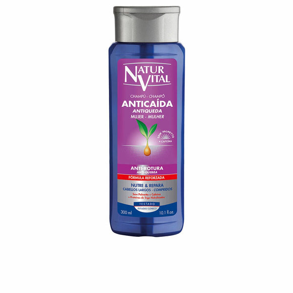 Anti - hairloss Anti - breakage Shampoo Naturvital Champu Anticaida 300 ml - Cosmova