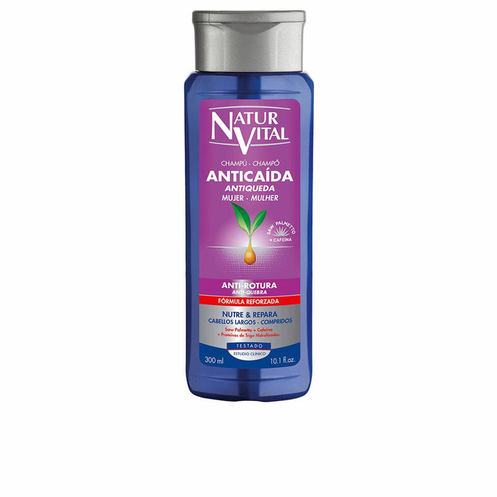 Anti - hairloss Anti - breakage Shampoo Naturvital Champu Anticaida 300 ml - Cosmova