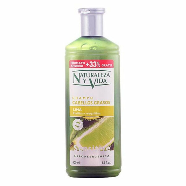 Purifying Shampoo Sensitive Naturvital Champu Sensitive 100 ml 400 ml (400 ml) - Cosmova