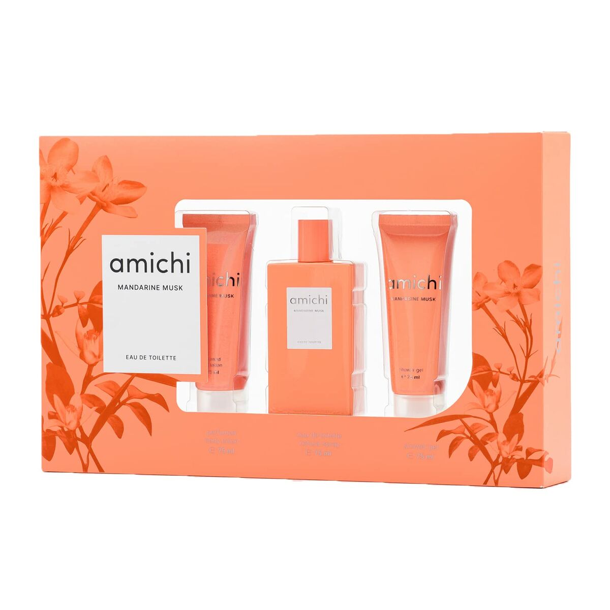 Women's Perfume Set Amichi Mandarine Musk 3 Pieces-0
