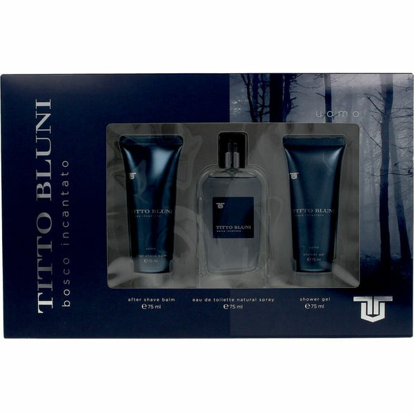 Men's Perfume Set Titto Bluni Bosco Incantato 3 Pieces - Cosmova