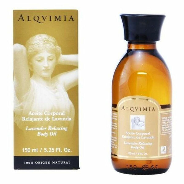 Relaxing Body Oil Lavender Oil Alqvimia (150 ml)-0