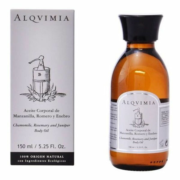 Body Oil Alqvimia Camomille Juniper Rosemary (150 ml)-0