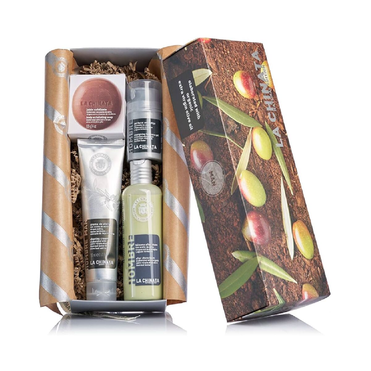 Men's Cosmetics Set La Chinata Small Gift 4 Pieces-0