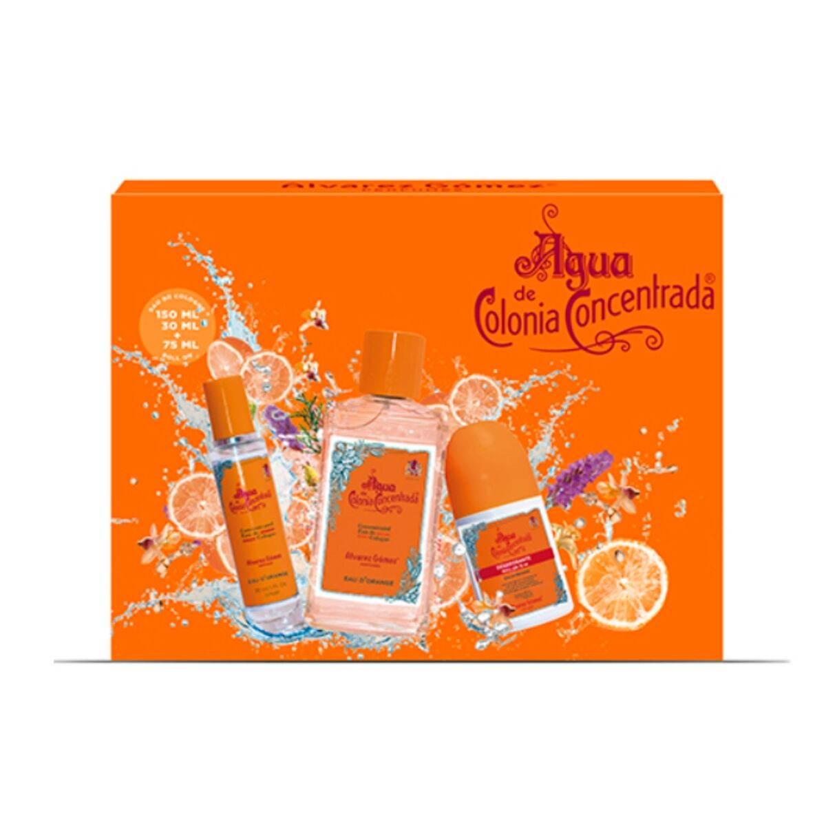 Unisex' Perfume Set Alvarez Gomez Orange EDC Agua de Colonia Concentrada 3 Pieces-0
