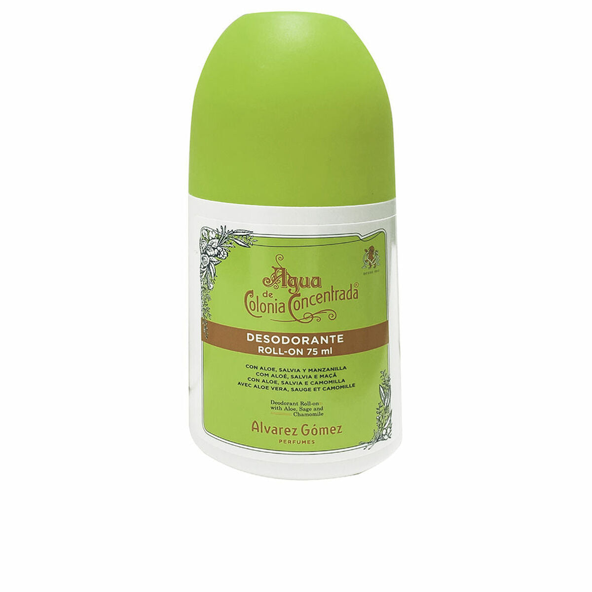 Roll-On Deodorant Alvarez Gomez Agua de Colonia Concentrada Eau Fraîche 75 ml-0