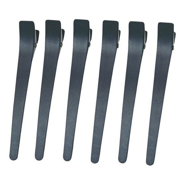 Hair clips Eurostil 8423029027865 Black (6 uds) - Cosmova