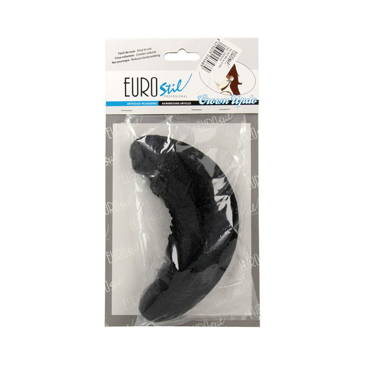 Doughnut Hair Bun Eurostil Filling Black - Cosmova