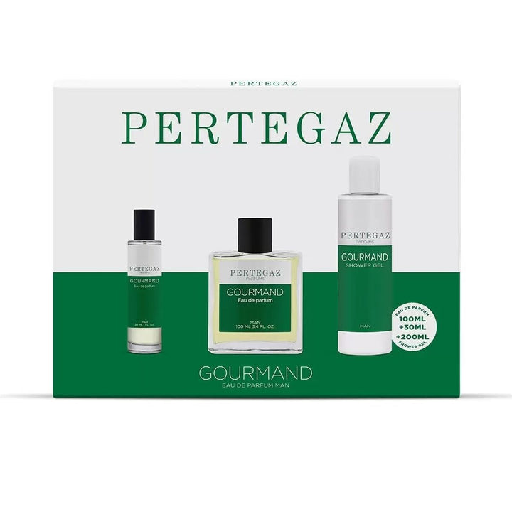 Men's Perfume Set Pertegaz Gourmand EDP 3 Pieces - Cosmova