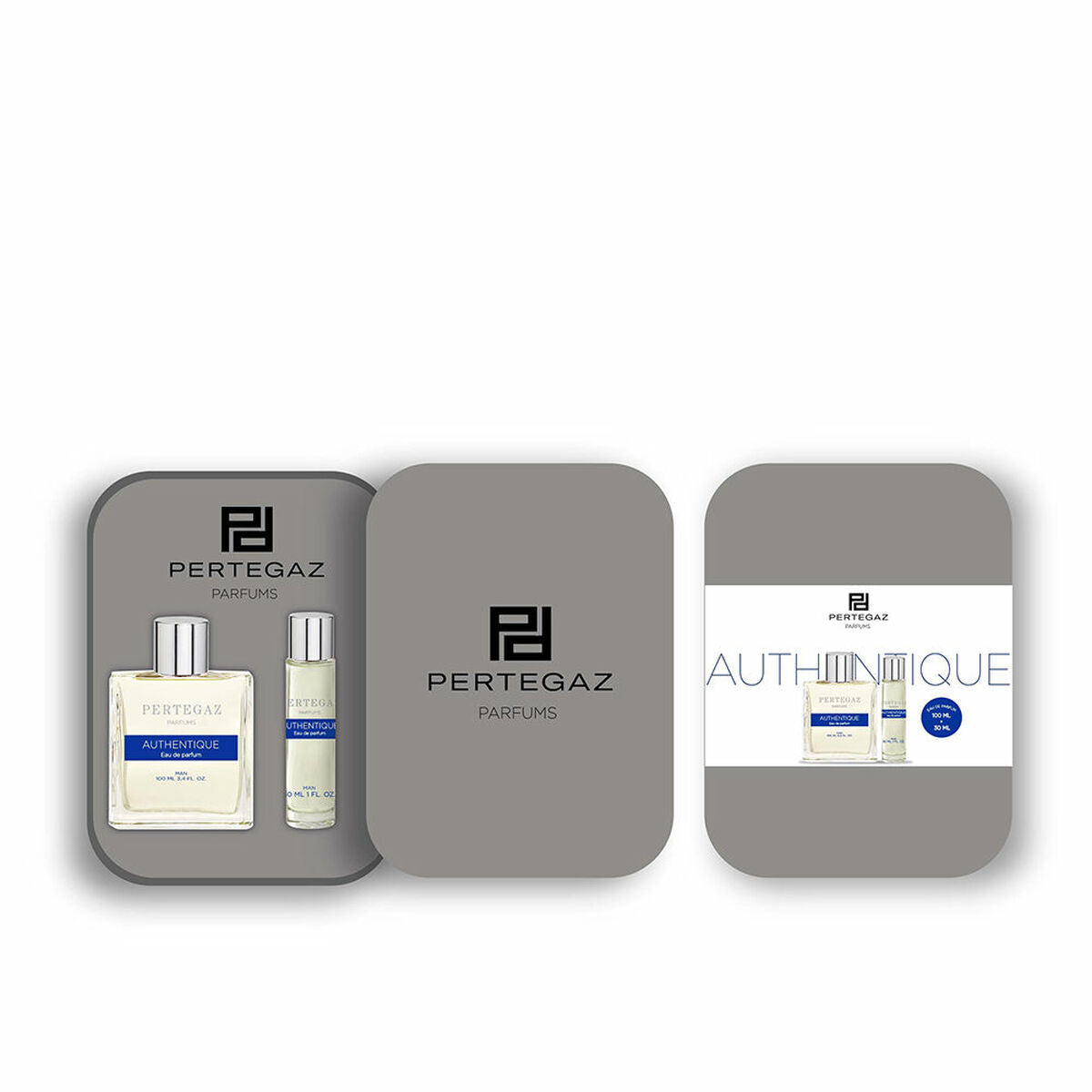 Men's Perfume Set Pertegaz AUTHENTIQUE EDT-0