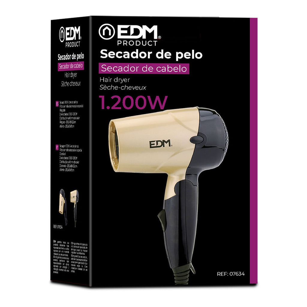 Hairdryer EDM 07634 07634 1200 W Multicolour-1