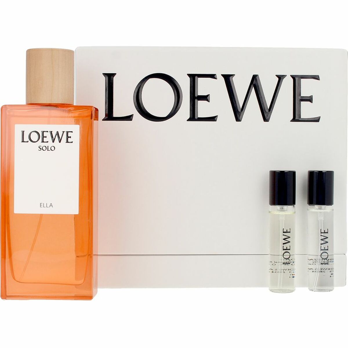 Women's Perfume Set Loewe Solo Ella EDP 3 Pieces-0