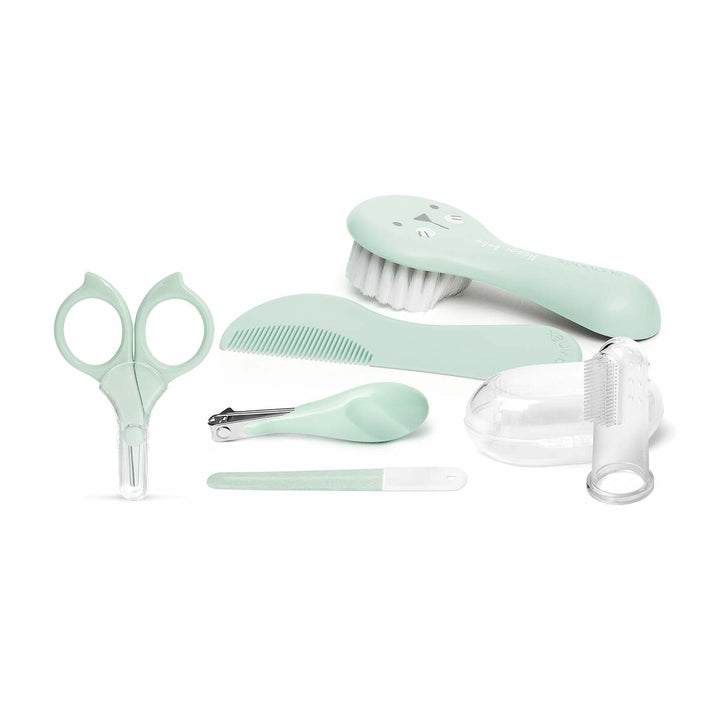 Baby Manicure Set Suavinex Hygge Baby Manicura Verde Green 7 Pieces - Cosmova