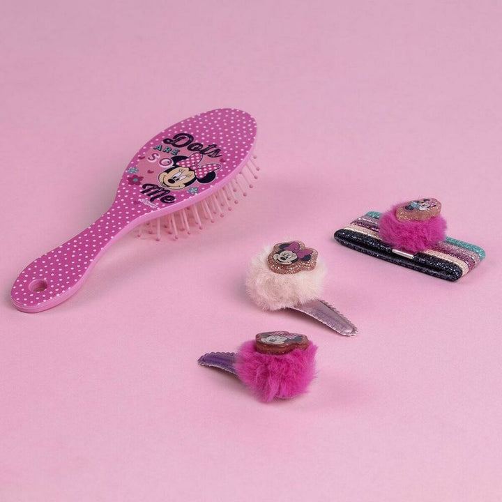 Child's Hairedressing Set Inca Minnie Mouse (8 Pieces) - Cosmova