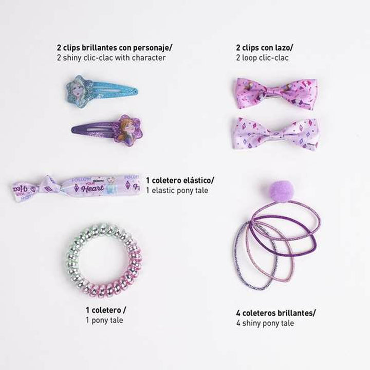 Hair accessories Frozen Lilac (8 Pieces) - Cosmova