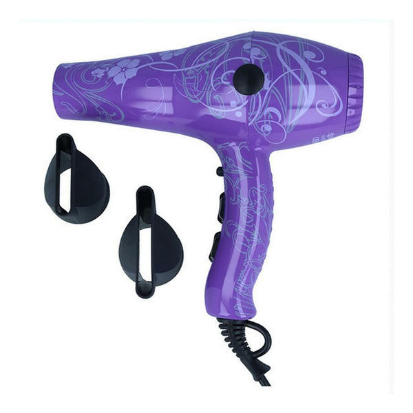 Hairdryer Albi Pro Secador Flower Lilac Flowers-0