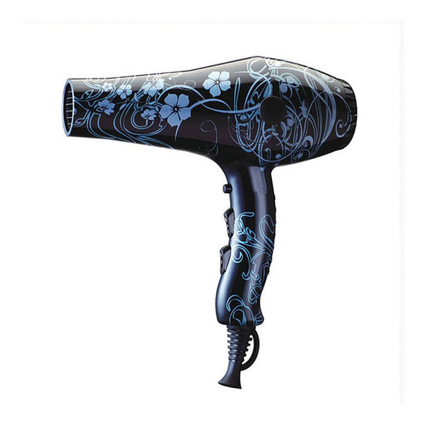 Hairdryer Albi Pro Secador Flor Black Flowers-0