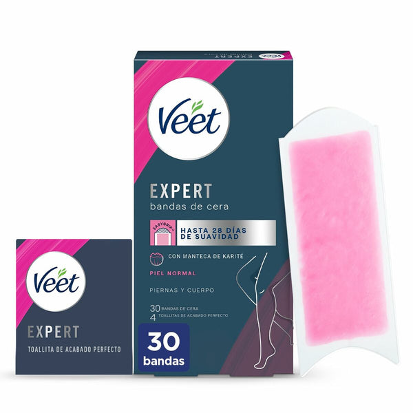 Body Hair Removal Strips Veet Expert (30 Units)-0