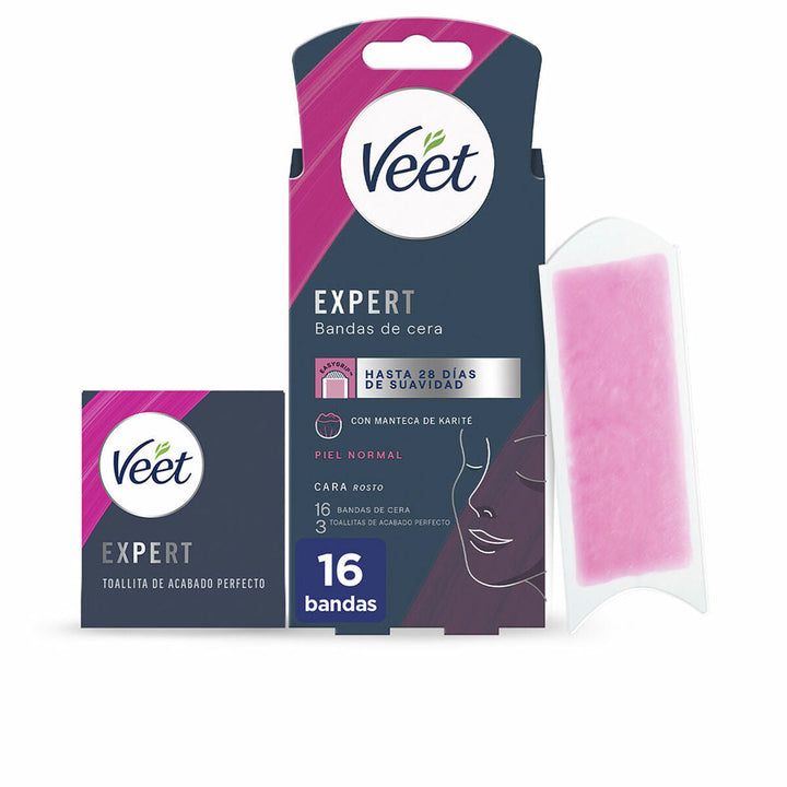 Facial Hair Removal Strips Veet Expert (16 Units)-1