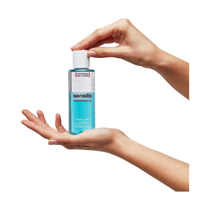 Facial Biphasic Makeup Remover Sensilis Ritual Care Eyes Lips (150 ml)-1