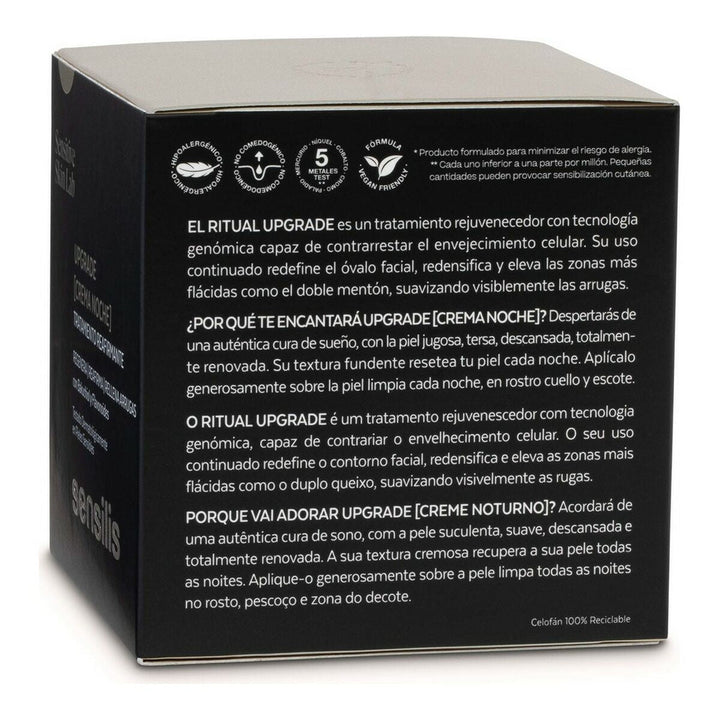 Anti - Ageing Night Cream Sensilis Upgrade Firming 50 ml - Cosmova