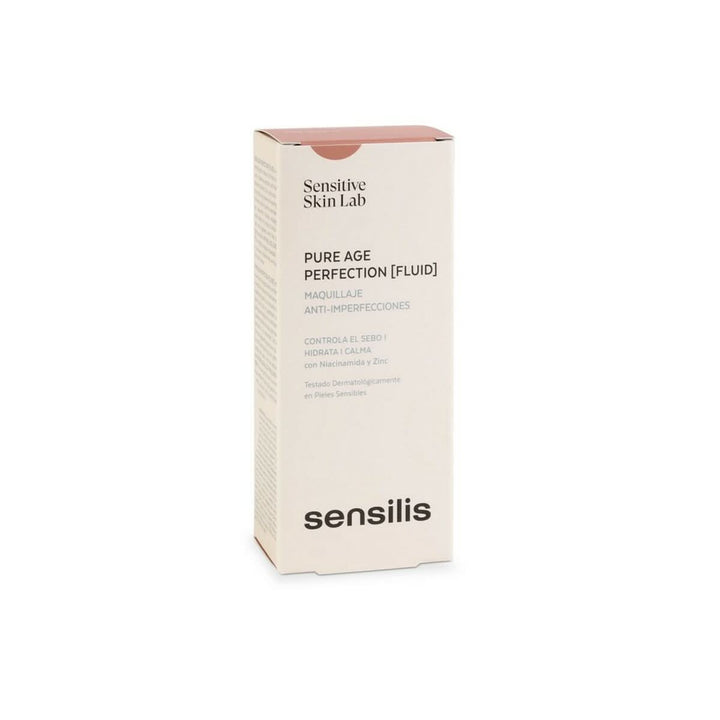 Crème Make-up Base Sensilis Pure Age Perfection 05-pêche Anti-imperfections (30 ml)-1