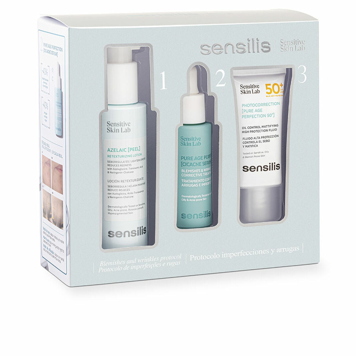 Cosmetic Set Sensilis PURE AGE PERFECTION 3 Pieces-0