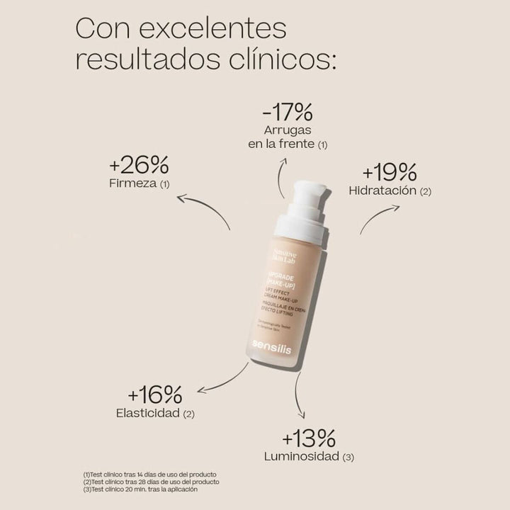 Crème Make-up Base Sensilis Upgrade [Make-Up] Nº 03 Miel doré 30 ml-1