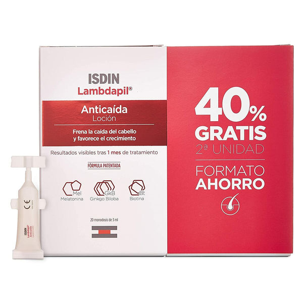 Anti - Hair Loss Treatment Isdin Lambdapil Single Dose 40 Units - Cosmova