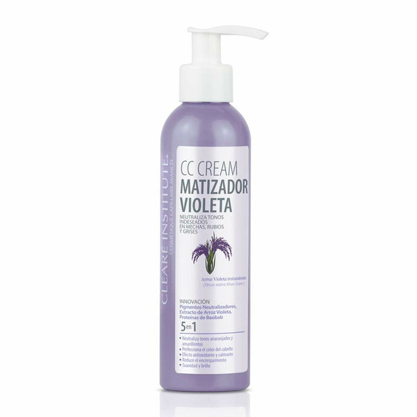 Colour base Clearé Institute Matizador Cc Blonde hair CC Hair Cream 200 ml - Cosmova