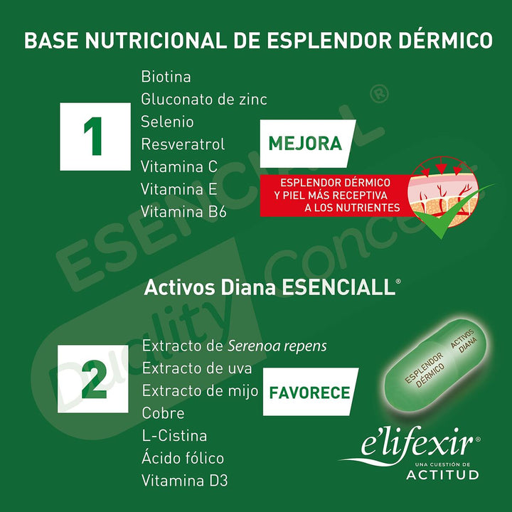 Anti - Hair Loss Treatment Elifexir Esenciall Capsules x 30 - Cosmova