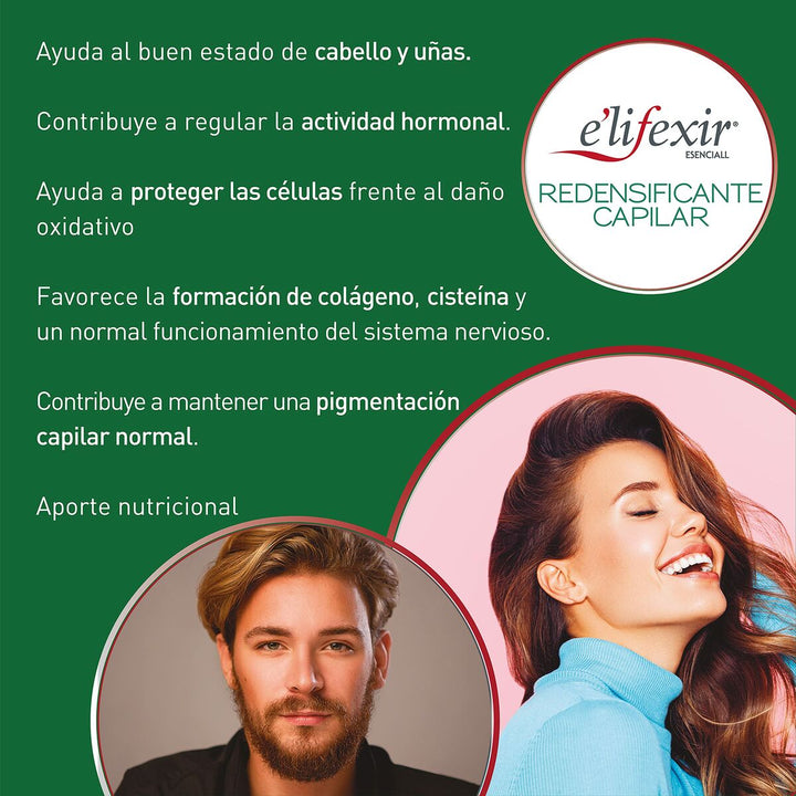 Anti - Hair Loss Treatment Elifexir Esenciall Capsules x 30 - Cosmova