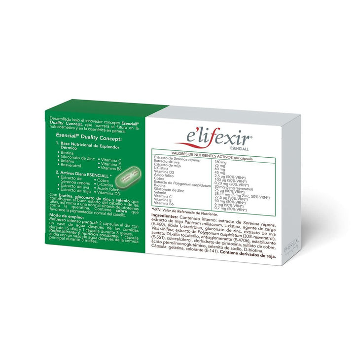 Anti - Hair Loss Treatment Elifexir Esenciall Capsules x 30 - Cosmova