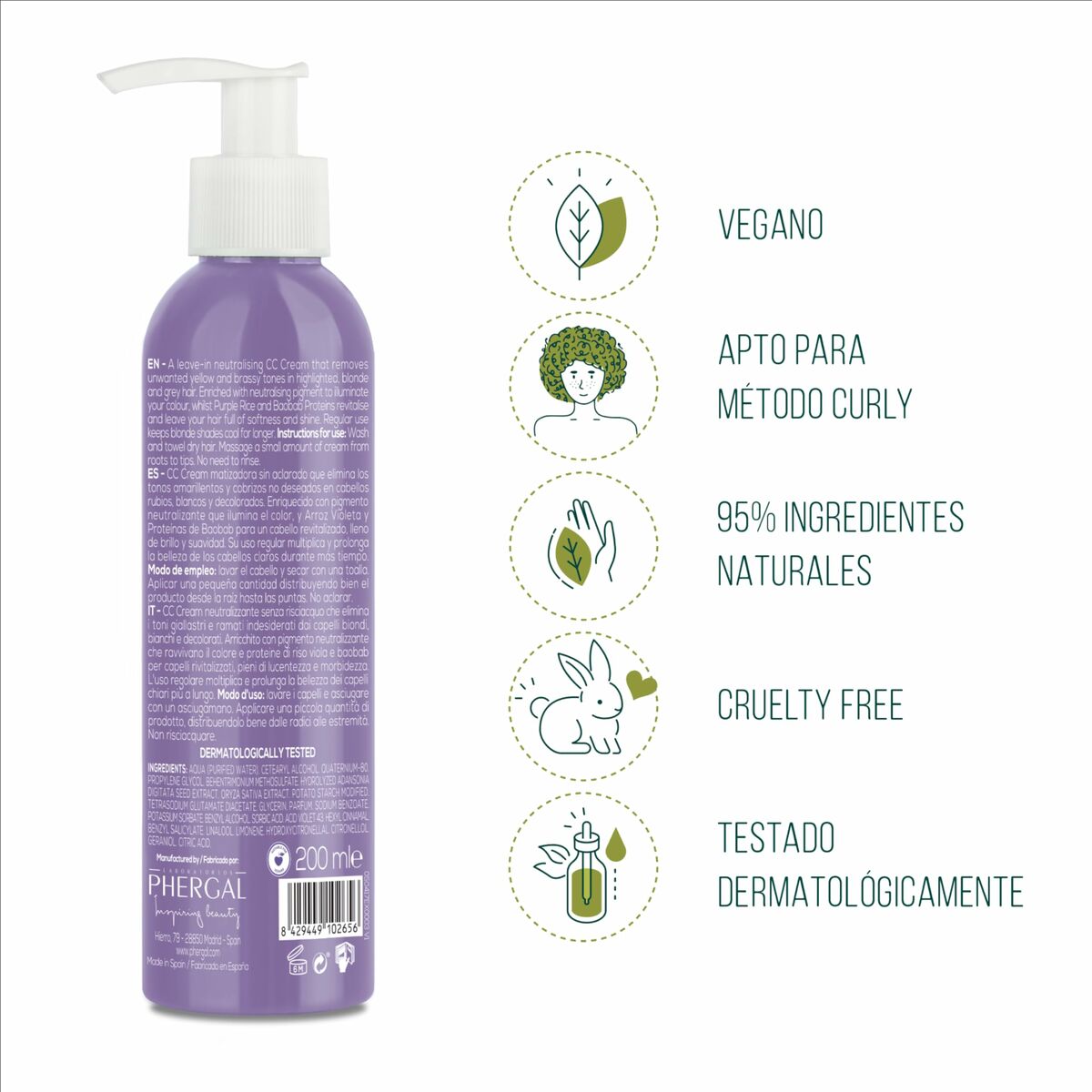 Hair Mask Naturtint SILVER 200 ml-1