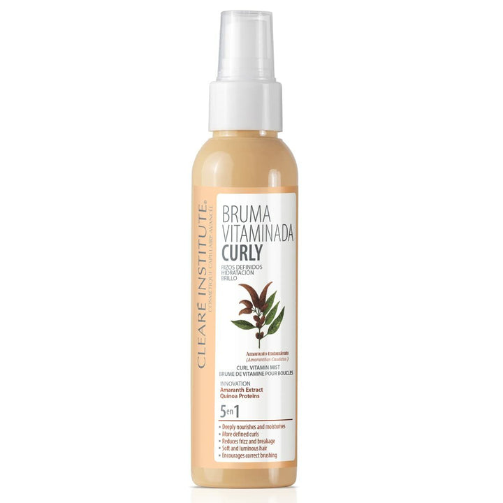 Hair Mist Clearé Institute Bruma Vitaminada Curly With vitamins Curly hair 5 - in - 1 125 ml - Cosmova