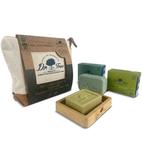 Shower Set Dr. Tree The traveler's kit Sensitive skin 4 Pieces - Cosmova