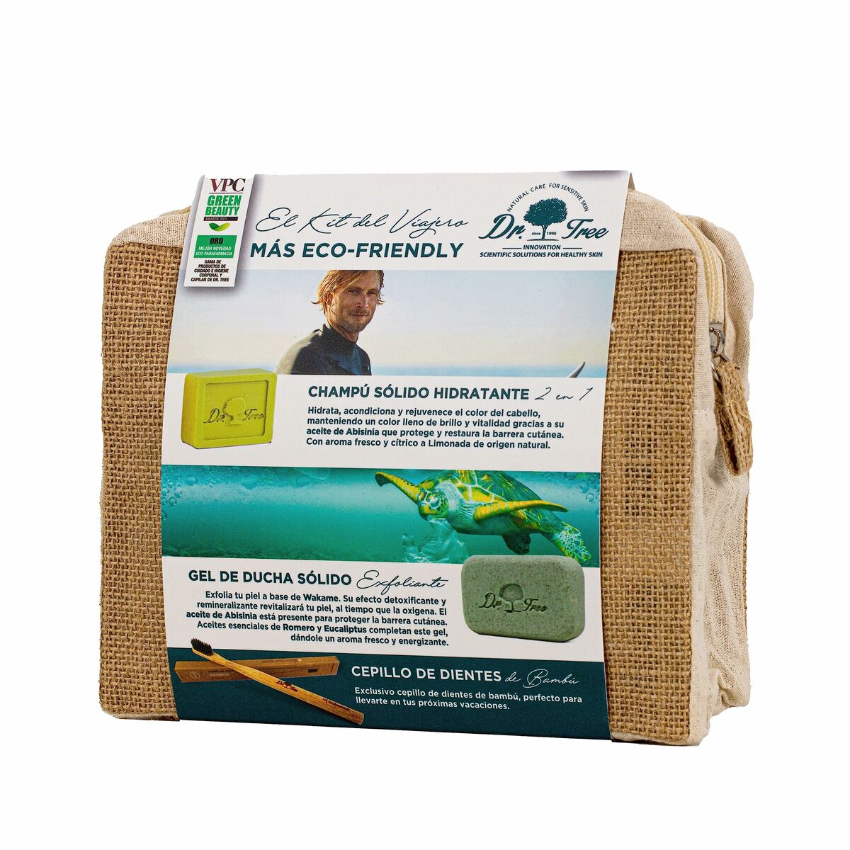 Shower Set Dr. Tree The traveler's kit Sensitive skin 4 Pieces-2