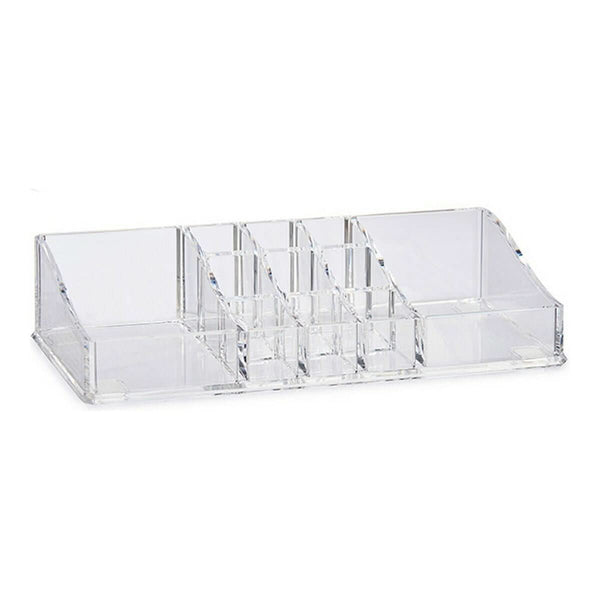 Make-up organizer Transparent 9 x 4,5 x 22,7 cm-0