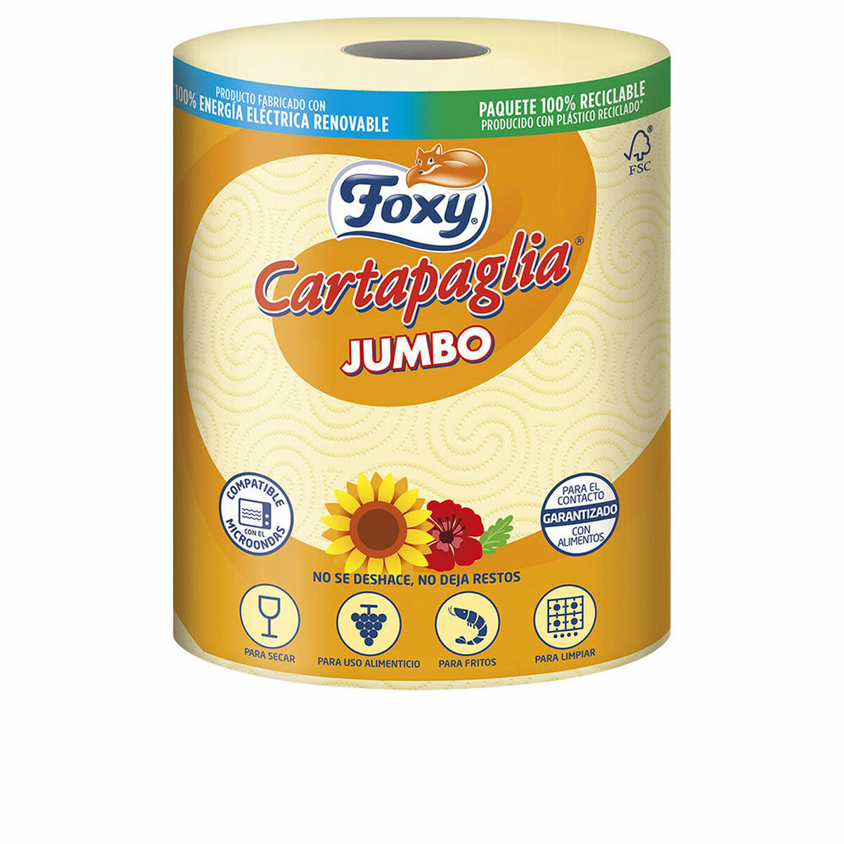 Kitchen Paper Foxy Cartapaglia Jumbo 60 m-0