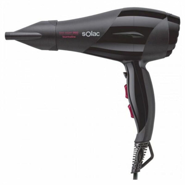 Hairdryer Solac SP7170EXPERT 2600W IONIC 2600 W Black-0