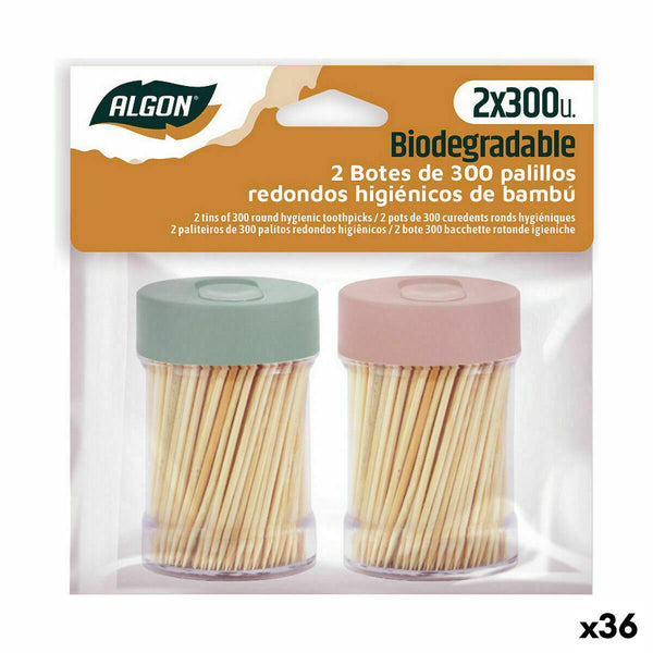 Tooth Picks Algon Set 600 Pieces (36 Units) - Cosmova