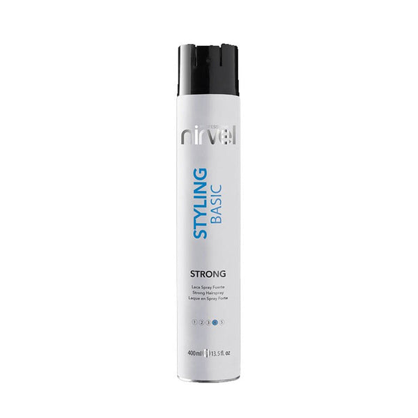 Strong Hold Hair Spray Styling Basic Nirvel (400 ml)-0