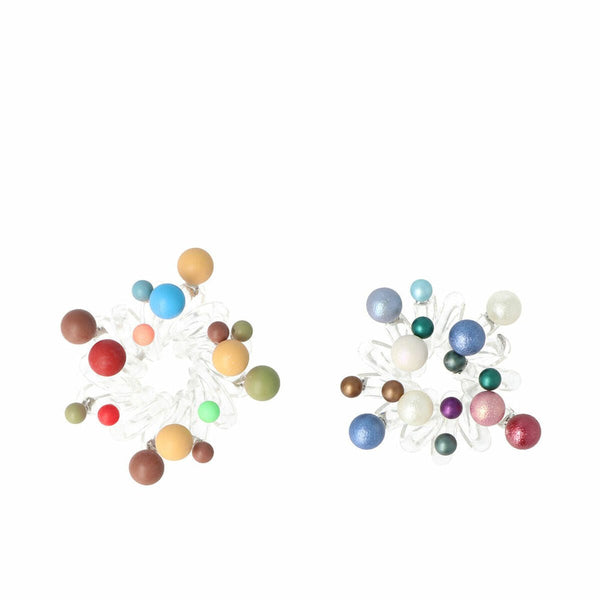 Hair ties Inca Multicolour Little balls (2 Pieces) - Cosmova